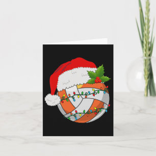 Volleybal Kerstman Hoed Vrouwen Mannen Tennis Lo Kaart