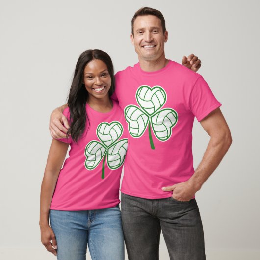 Volleybal Klaverblad Happy St Patrick's Day Sport T-shirt (Unisex)