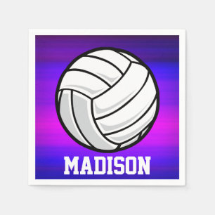Volleybal; Levendig Violet Blauw en Magenta Servet