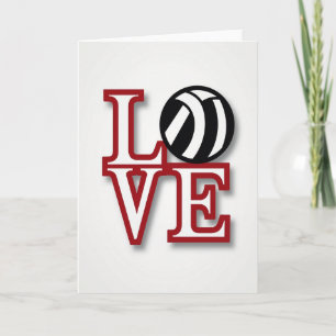 Volleybal Liefde Kaart