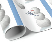 Volleybal liefhebbers Kerstmis Cadeaupapier (Rol Hoek)