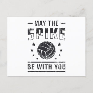 Volleybal mag de Spike met u Retro Gift zijn Briefkaart