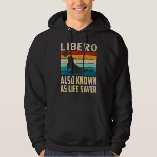 Volleybal meisje speler Libero ook bekend als Life Hoodie