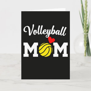 Volleybal Moeder Sport Fan Kaart