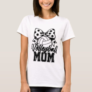 Volleybal Mom Shirt Volleybal Coquette Sports Mo
