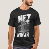 Volleybal Net Ninja Ninja  T-shirt (Voorkant)