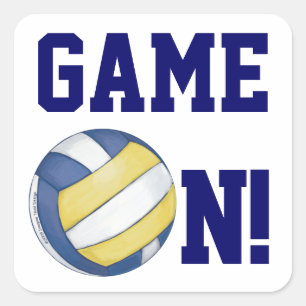 Volleybal op Sticker