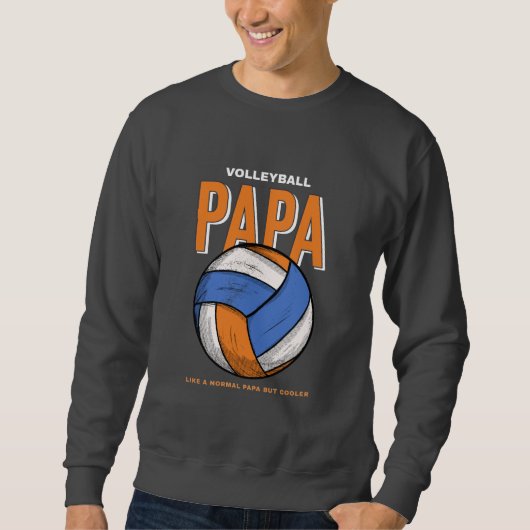 Volleybal Papa Vaderdag Trui (Voorkant)