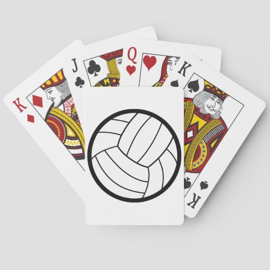 Volleybal Pokerkaarten (Achterkant)