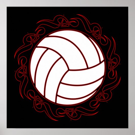 volleybal poster (Voorkant)