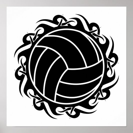 volleybal poster (Voorkant)