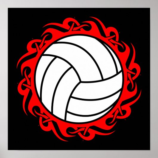 volleybal poster (Voorkant)