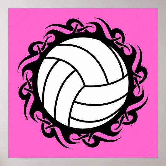 volleybal poster (Voorkant)