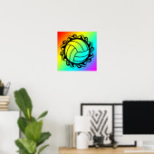 volleybal poster (Thuiskantoor)