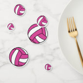 Volleybal roze confetti (Groep)