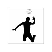 volleybal 	rubberstempel (Afrduk)