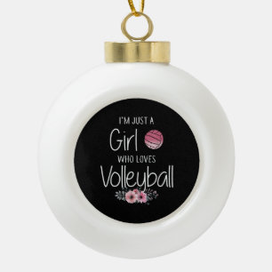Volleybal Shirt voor meisjes Tiener Vrouwen Schatt Keramische Bal Ornament