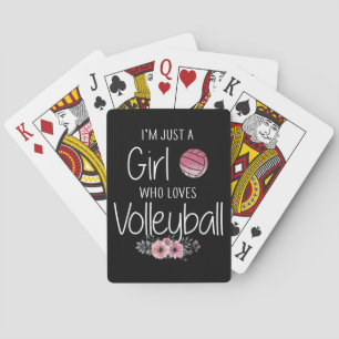 Volleybal Shirt voor meisjes Tiener Vrouwen Schatt Pokerkaarten