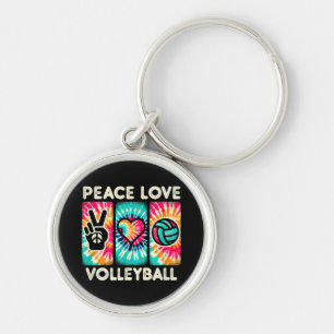 Volleybal Shirt voor Tiener Vrouwen Meisjes Vrede Sleutelhanger