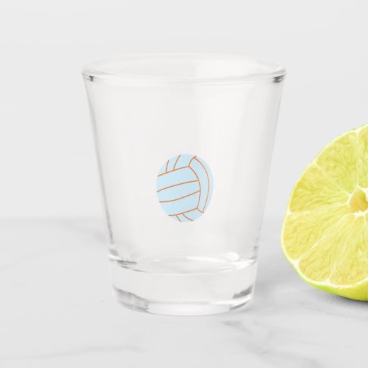 volleybal shot glas (Voorkant)