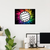 Volleybal; Spectrum Poster (Thuiskantoor)