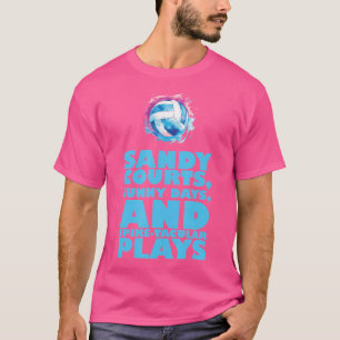Volleybal Speler Coach Opleiding Spel Strand Volle T-shirt