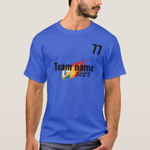 volleybal Sport Team Velddag Cheer Squad T-shirt