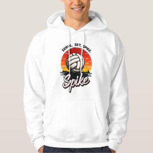 Volleybal Sunset Graphic Design t-shirt voor spele