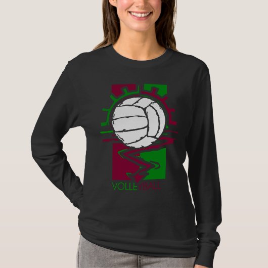  volleybal t-shirt (Voorkant)