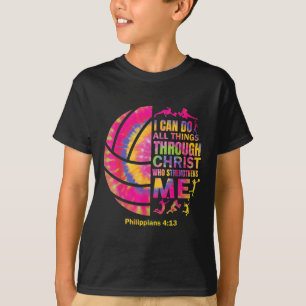 Volleybal T Shirt Tiener Meisjes Vrouwen Christeli