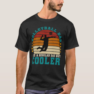 Volleybal vader als een gewone vader, maar cooler t-shirt