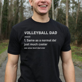 Volleybal vader grappige definitie t-shirt