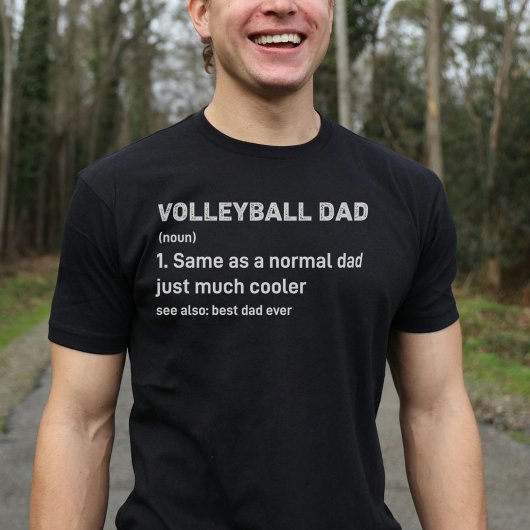 Volleybal vader grappige definitie t-shirt
