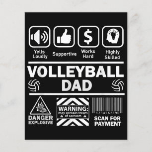 Volleybal Vader Grappige Inhoud van Sport Vader
