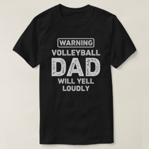 Volleybal vader zal grappige volleybal vader schre t-shirt