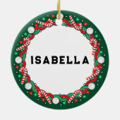 Volleybal Vakantie Gift Keramisch Ornament (Achterkant)