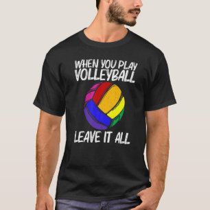 Volleybal Voor Mannen Vrouwen Volleybal Sport Spel T-shirt