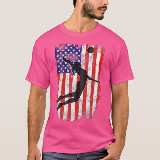 Volleybal voor meisjes en nagers Inspirerend T-shirt