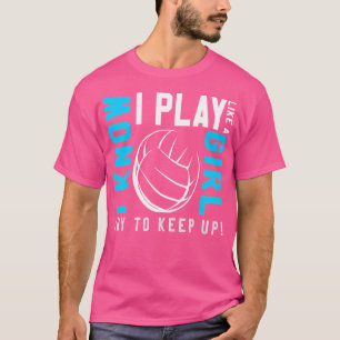 Volleybal voor meisjes t-shirt