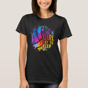 Volleybal voor Tiener Meisjes Vrouwen College Voll T-shirt