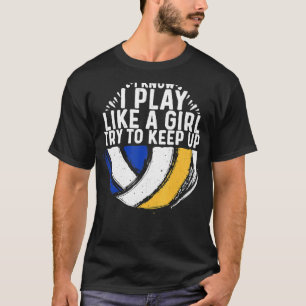 volleybal voor vrouwelijke meisjes volleyball T T-shirt