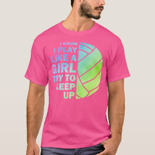 volleybal voor vrouwelijke meisjes volleyball T T-shirt