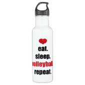 volleybal waterfles (Voorkant)