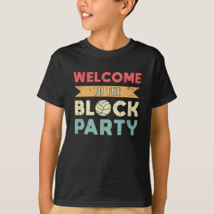 Volleybal Welkom bij de Block Party Beach Ball T-shirt