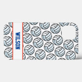 Volleybal Wit Zwart Sport Fan NAAM Tech Case-Mate iPhone Case (Achterkant (horizontaal))