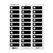 VolleybalAdresetiketten Etiket (Full Sheet)