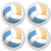 Volleybalbalset 4 sticker (Voorkant)