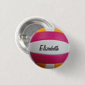  volleybalButton Ronde Button 3,2 Cm (Voorkant /achterkant)