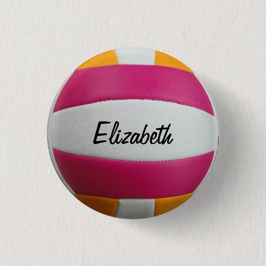  volleybalButton Ronde Button 3,2 Cm (Voorkant)