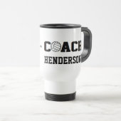 Volleybalcoach - Gepersonaliseerd Reisbeker (Voorkant rechts)